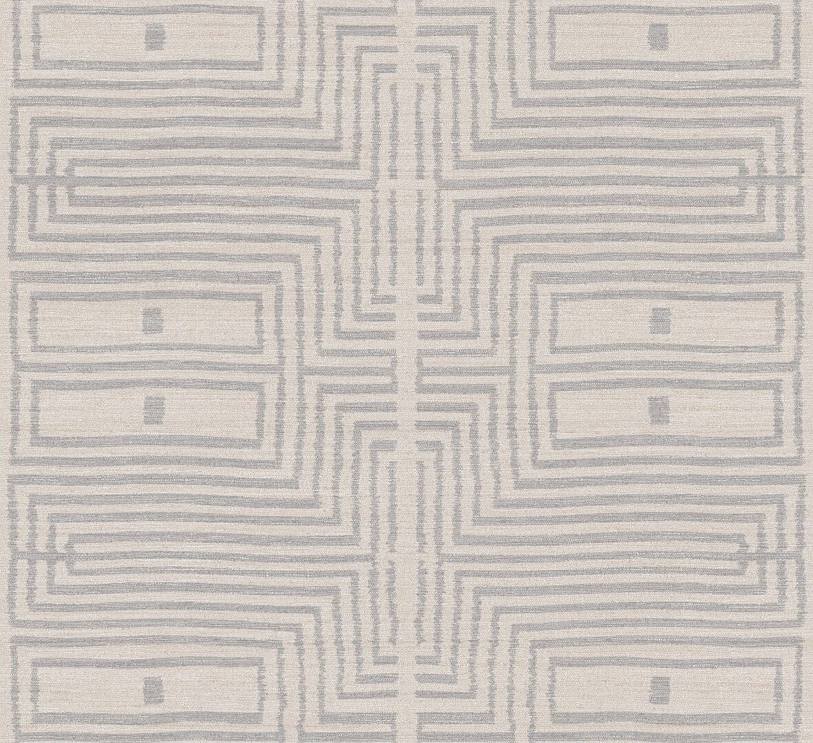 Tapeta etniczna z geometrycznym wzorem Masureel RIC302 Serica