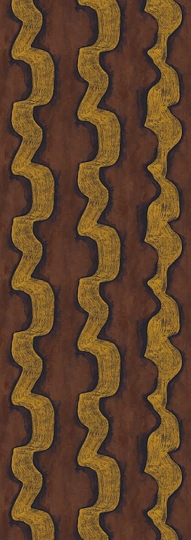 Mural falujące ślady Masureel DGTRA302 Shodo Traces