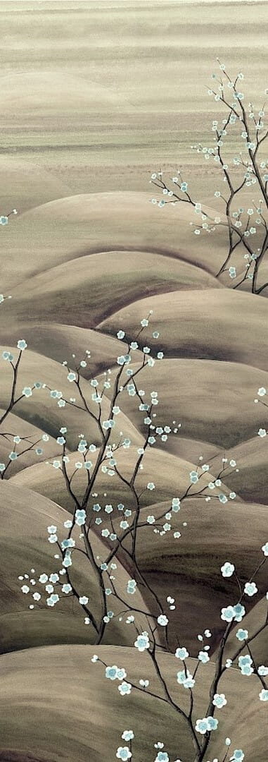 Mural kwitnące gałązki Masureel DGTRA5012 Sakura Traces