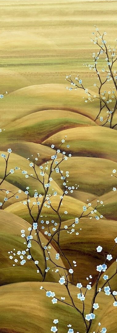Mural kwitnące gałązki Masureel DGTRA5022 Sakura Traces