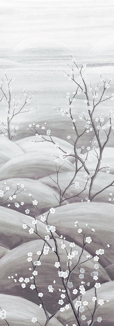 Mural kwitnące gałązki Masureel DGTRA5031 Sakura Traces