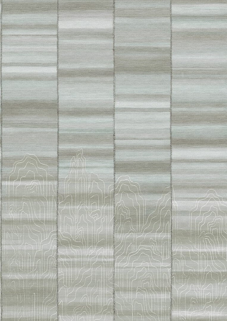 Mural linie górskie Masureel DGTRA8021 Iwa Traces