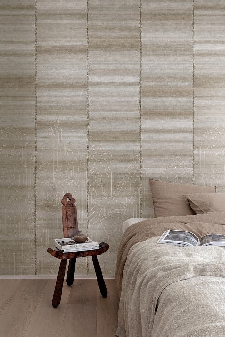 Mural linie górskie Masureel DGTRA8021 Iwa Traces