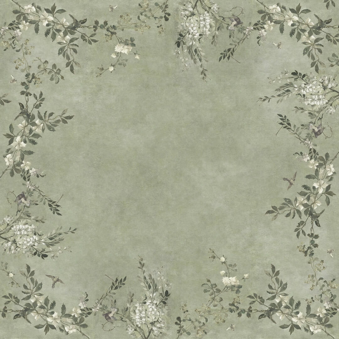 Fototapeta Sandberg S10834 Luca Square Sage Green Villa Como