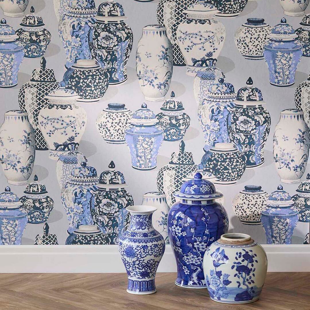 Tapeta z motywem porcelany Eijffinger 351211 Mauritshuis