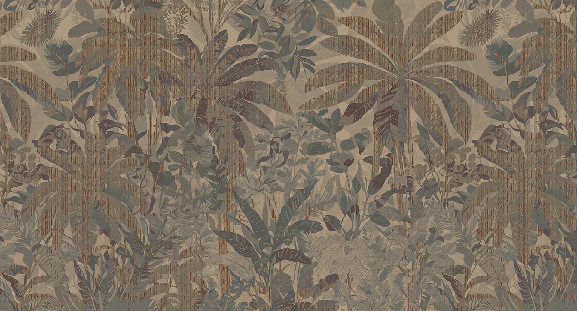 Fototapeta tropikalne liście Muance MU16003 Whispering Palms Ivory