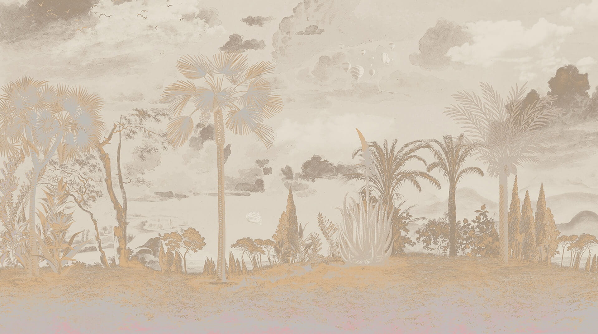 Fototapeta malarski krajobraz natury Muance MU16033 Mira Mirage Ivory