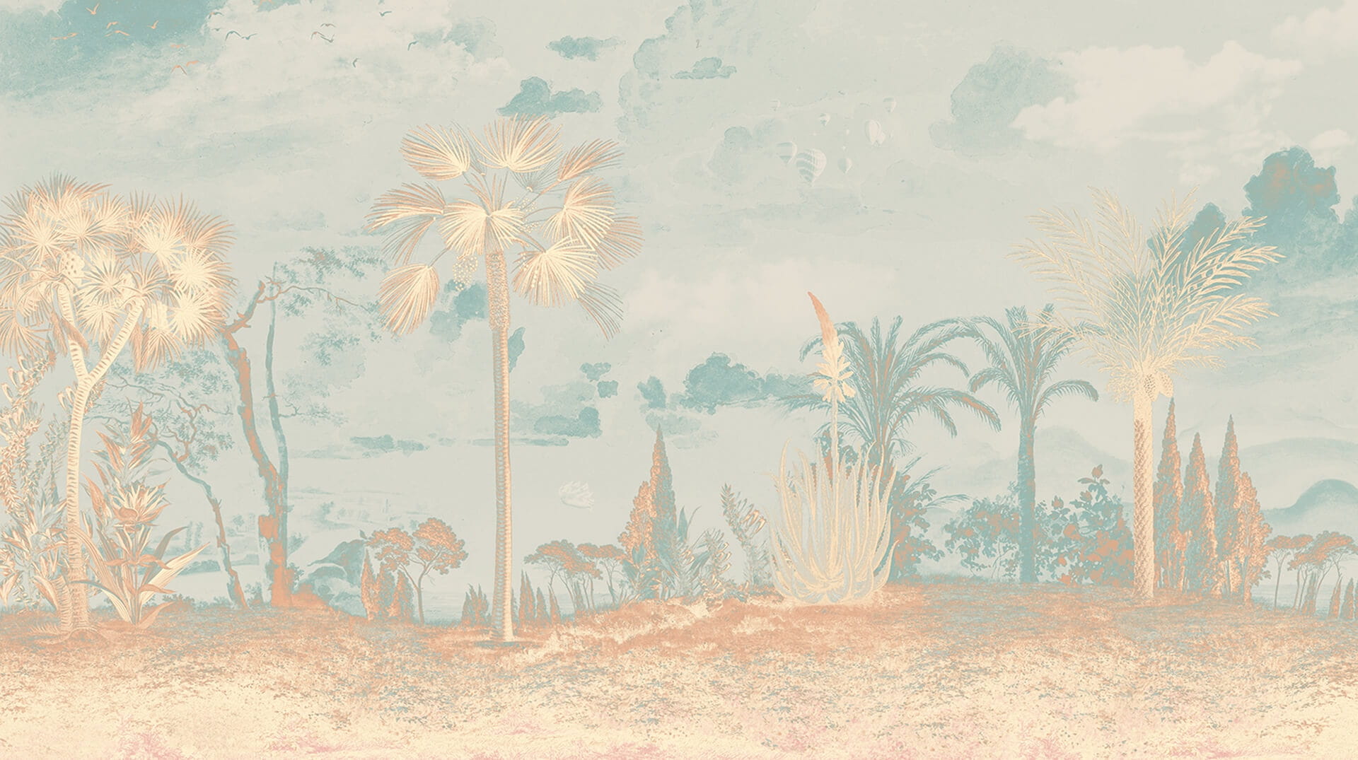 Fototapeta malarski krajobraz natury Muance MU16034 Mira Mirage Ivory