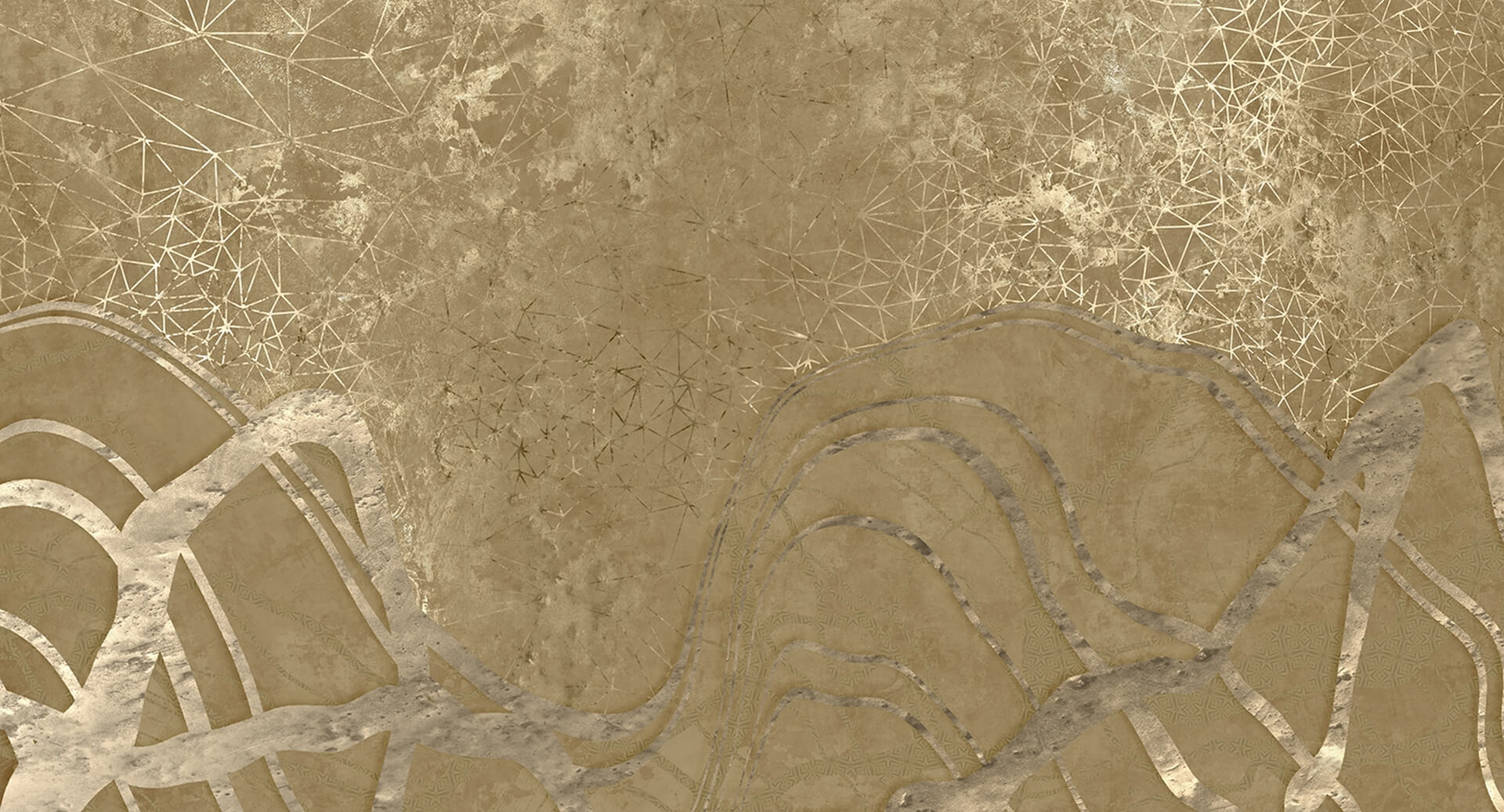 Fototapeta abstrakcyjne linie Muance MU16036 Electric Wave Ivory