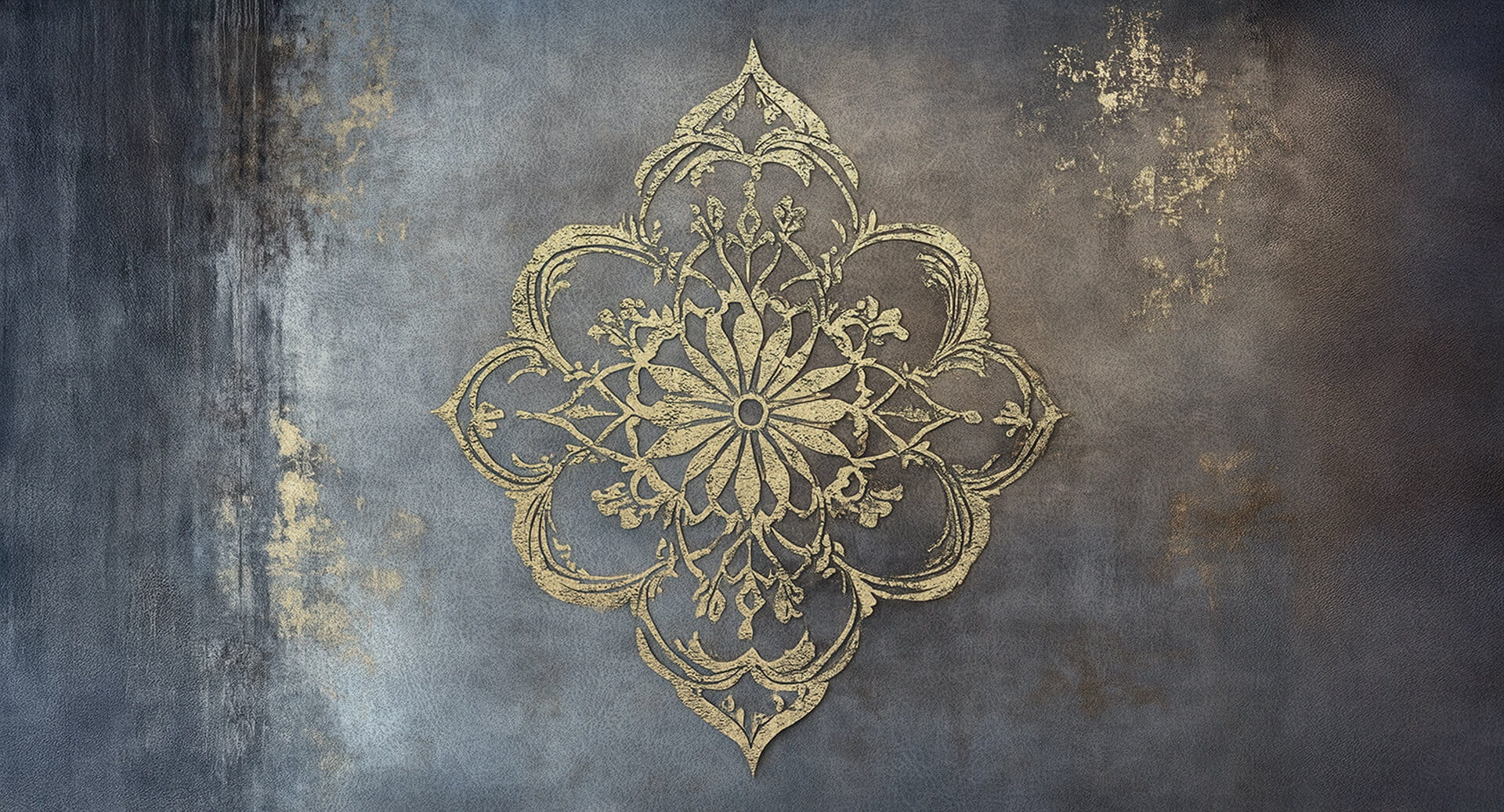 Fototapeta stylowy ornament Muance MU16076 Golden Mirage Ivory