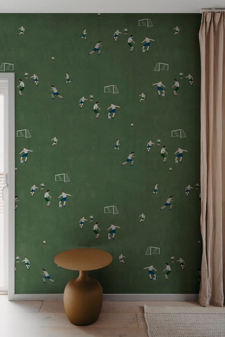 Fototapeta piłka nożna Rebel Walls R21783 Soccer Green Hot Pops