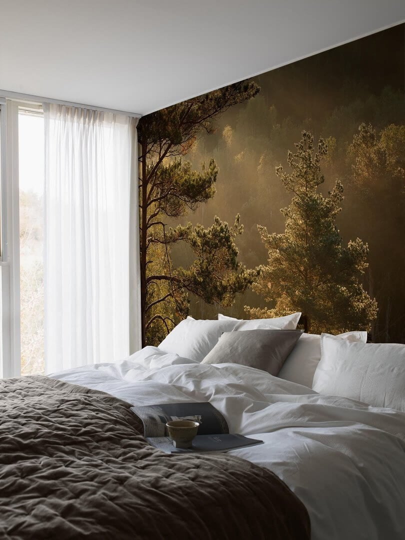 Mural las o świcie Boras Tapeter Studio 9773W Getryggen Marie Mattsson