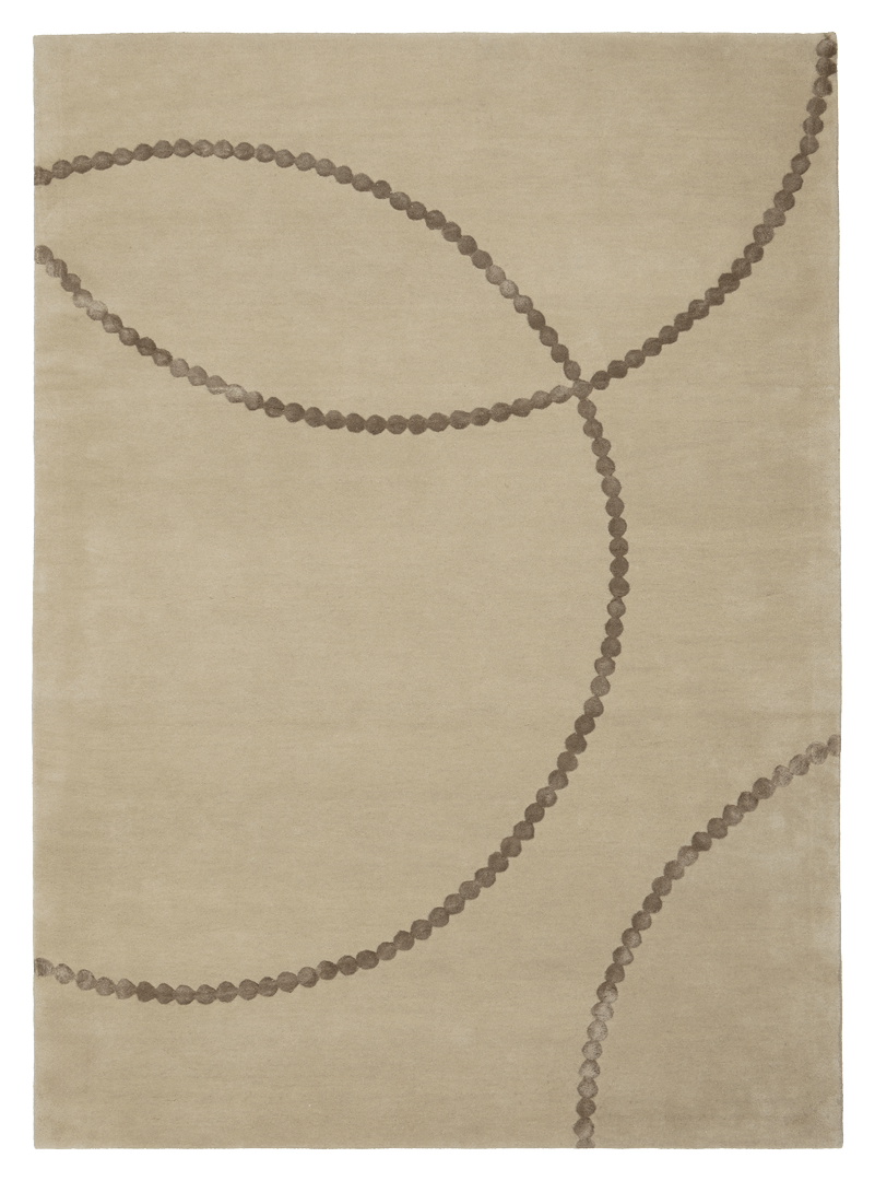 Dywan finezyjne linie Carpets & More X Magda Fornal 5012 LUNA BEIGE LIGHT BROWN Classics