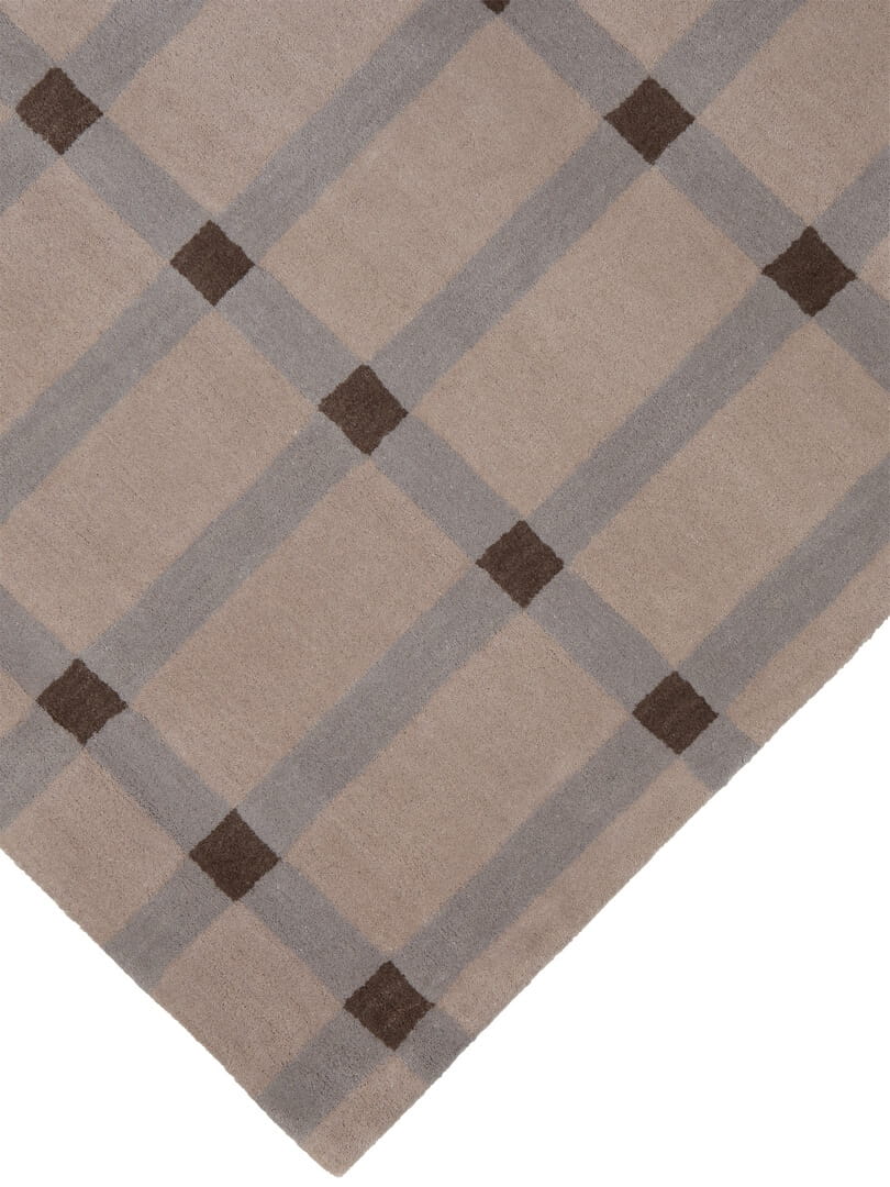 Dywan wełniany Carpets & More X Magda Fornal 5048 COTTAGE BROWN GREY Classics