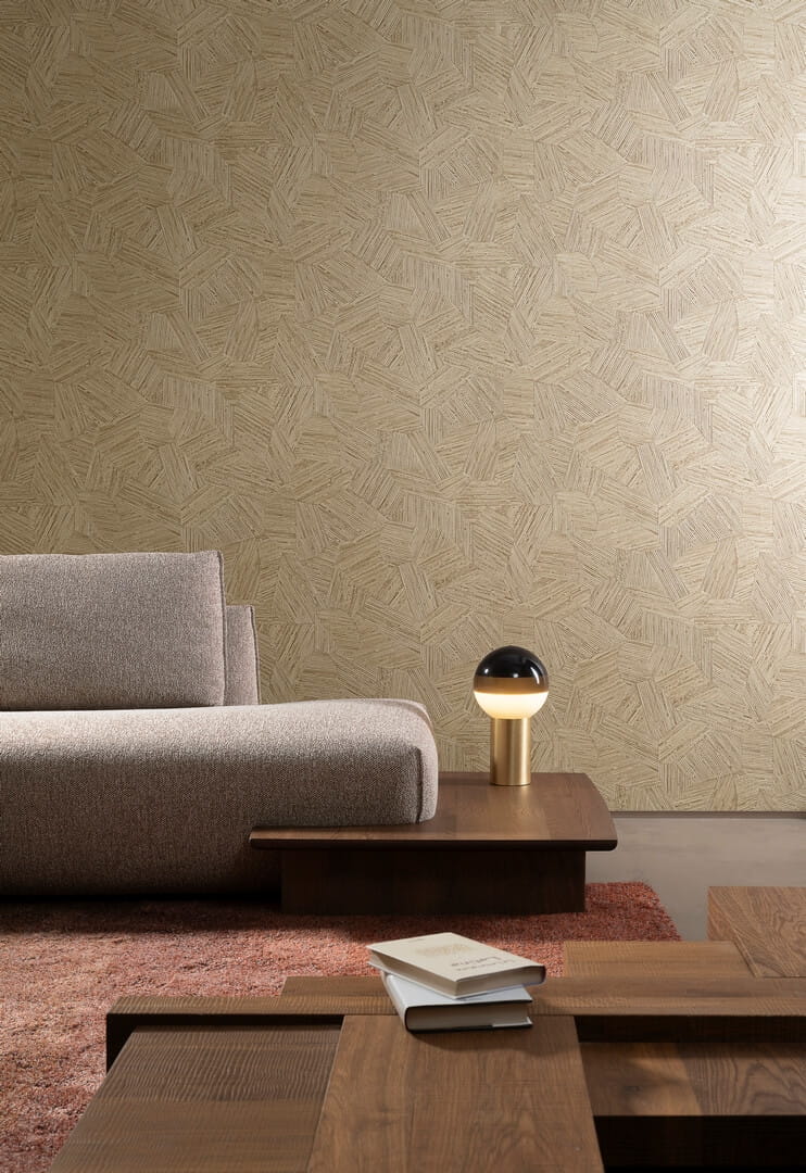 Tapeta wzór inspirowany rattanem Arte Mauna 81512 Ignis