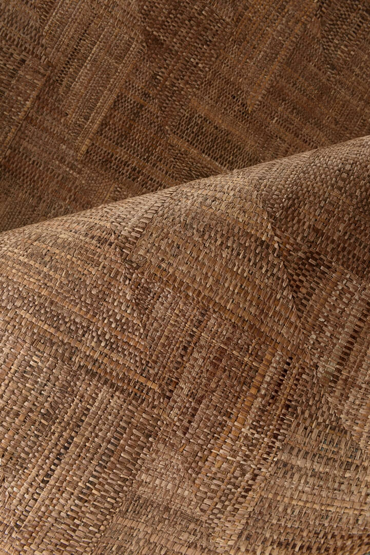 Tapeta naturalna - ręcznie tkana rafia w ruchu Arte Rutile 52420 Prismatic