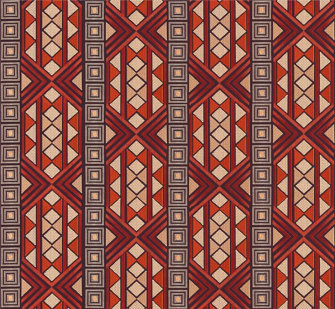 Tapeta tekstylna - haft w stylu Art-Deco Arte Filigrana 97770 Decors & Panoramiques