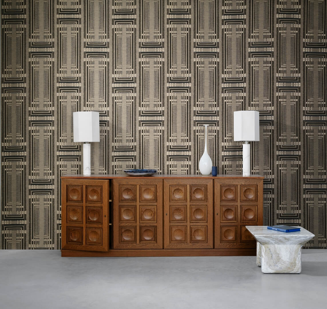 Tapeta tekstylna żakardowa w stylu art-deco Arte Montana 97821 Decors & Panoramiques