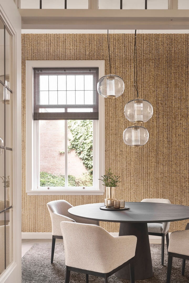 Tapeta naturalna - muszle capiz i papierowe włókna Omexco ARC33 Padar Archipelago