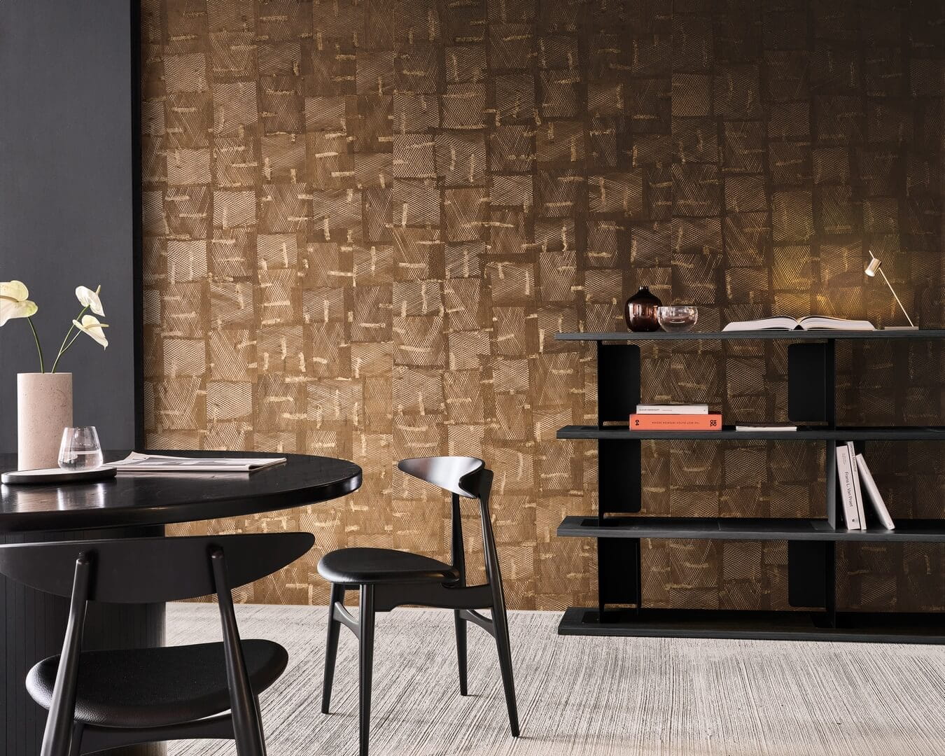 Tapeta metaliczny patchwork Omexco LAN251 Stardust Light At Night