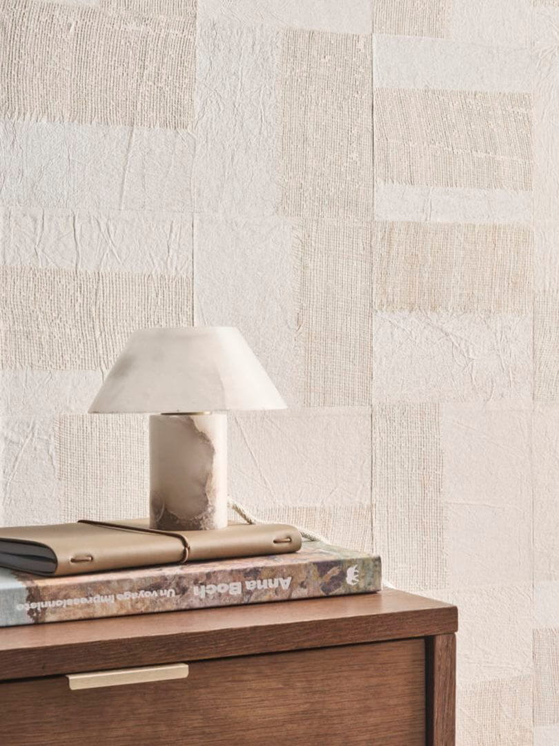 Tapeta naturalna geometryczny patchwork Omexco PU261 Intensify Pure