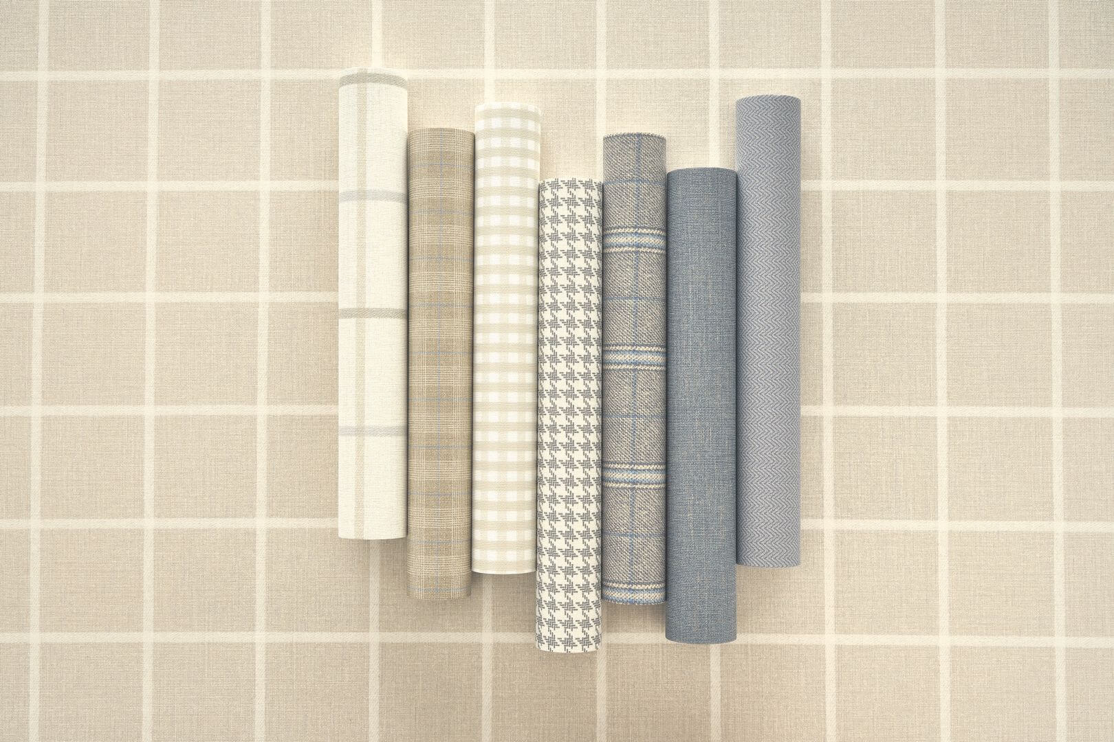 Tapeta z motywem kratki Casadeco MADE 202031530 Smooth Grid Tailor Made