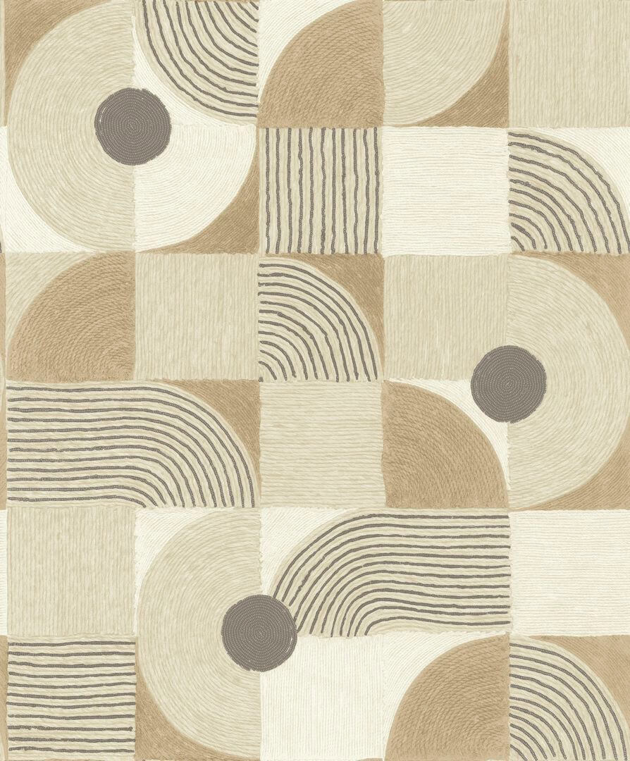 Tapeta geometryczna Casadeco RITU 201921319 Element Rituel