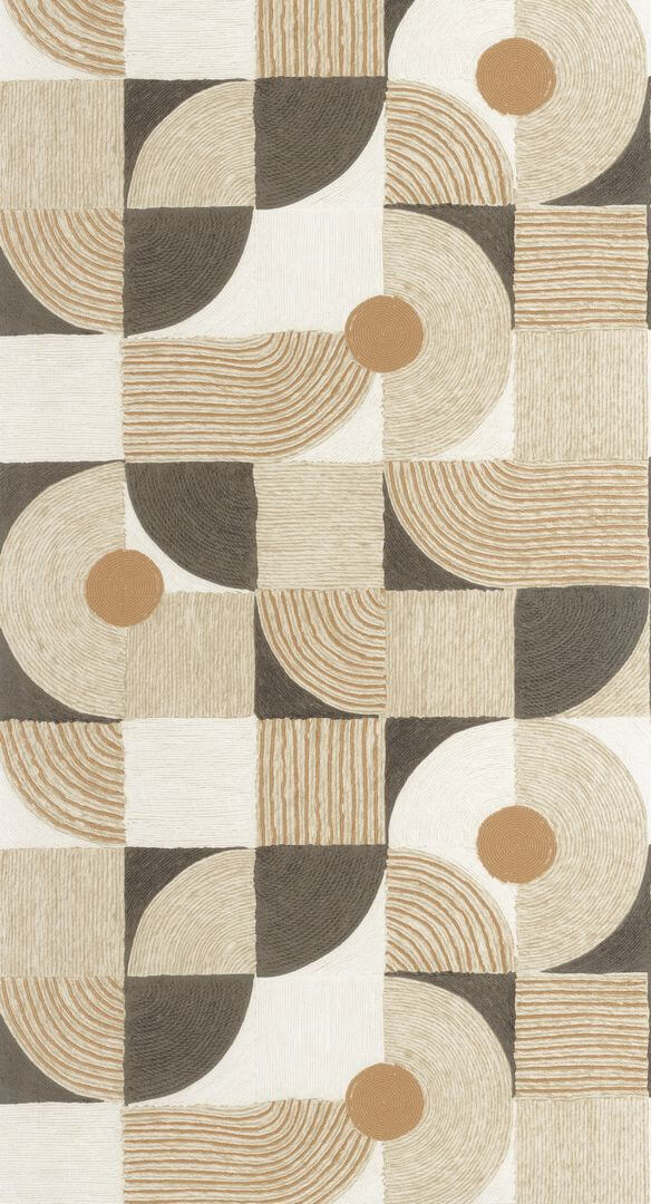 Tapeta geometryczna Casadeco RITU 201929341 Element Rituel