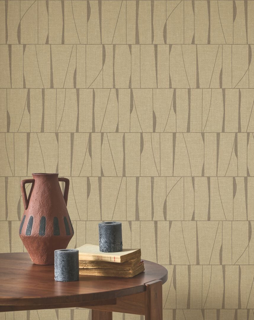 Tapeta z graficznym wzorem Casadeco RITU 201932562 Otavia Rituel
