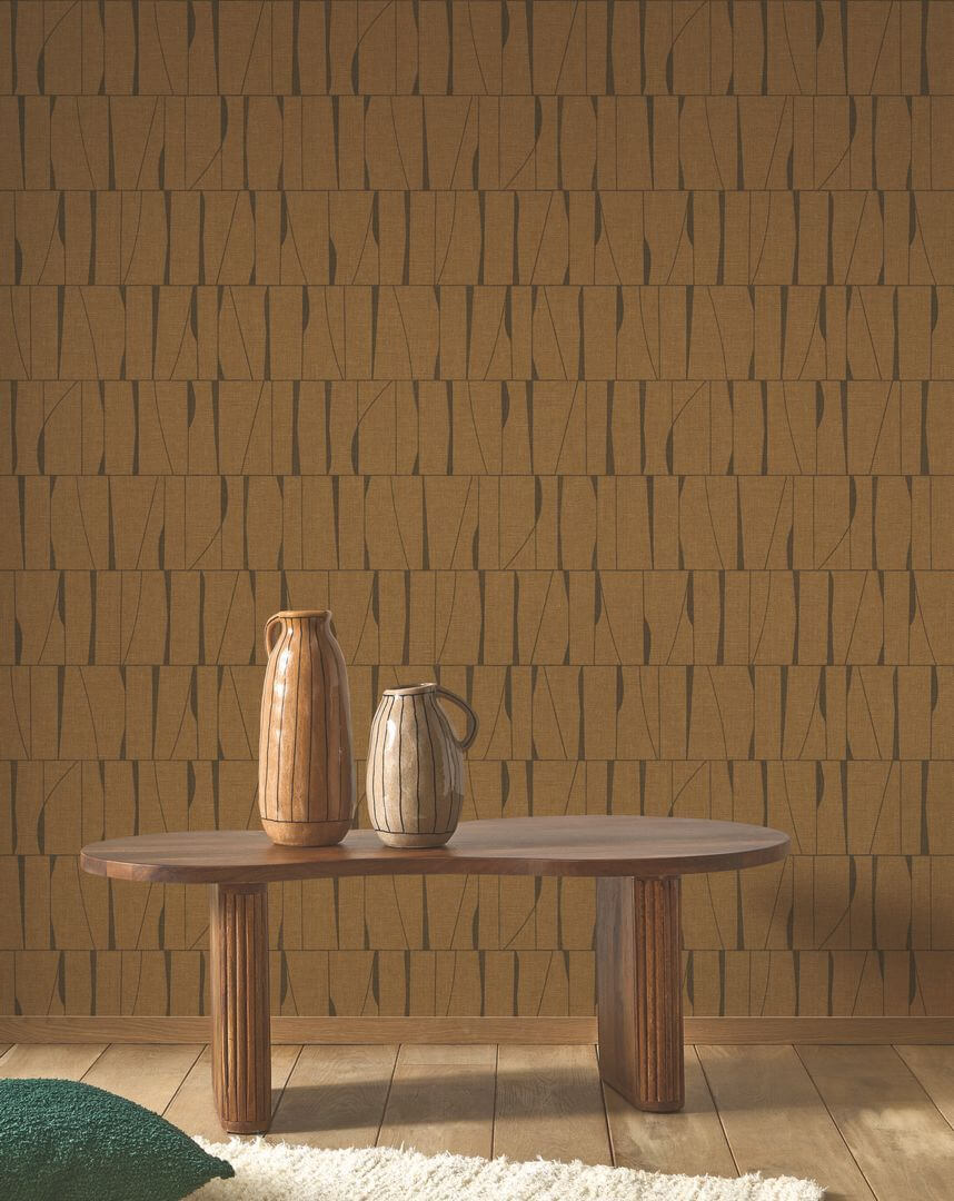 Tapeta z graficznym wzorem Casadeco RITU 201932733 Otavia Rituel