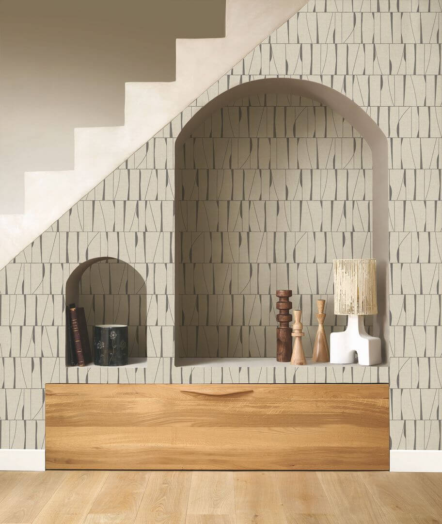 Tapeta z graficznym wzorem Casadeco RITU 201939219 Otavia Rituel