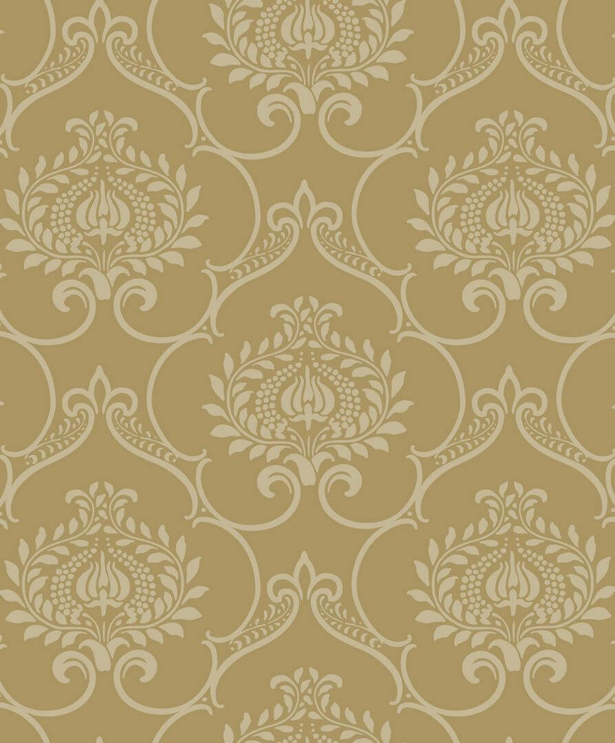 Tapeta z ornamentowym wzorem złota Casadeco EXIR 202012493 Panache Elixir