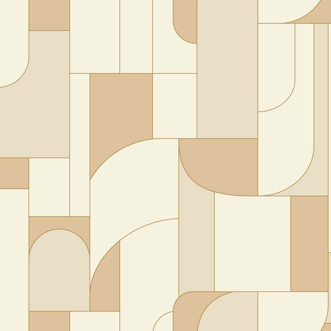 Tapeta geometryczna inspirowana art-deco Caselio MSI 107390387 Achille Maison Simeon