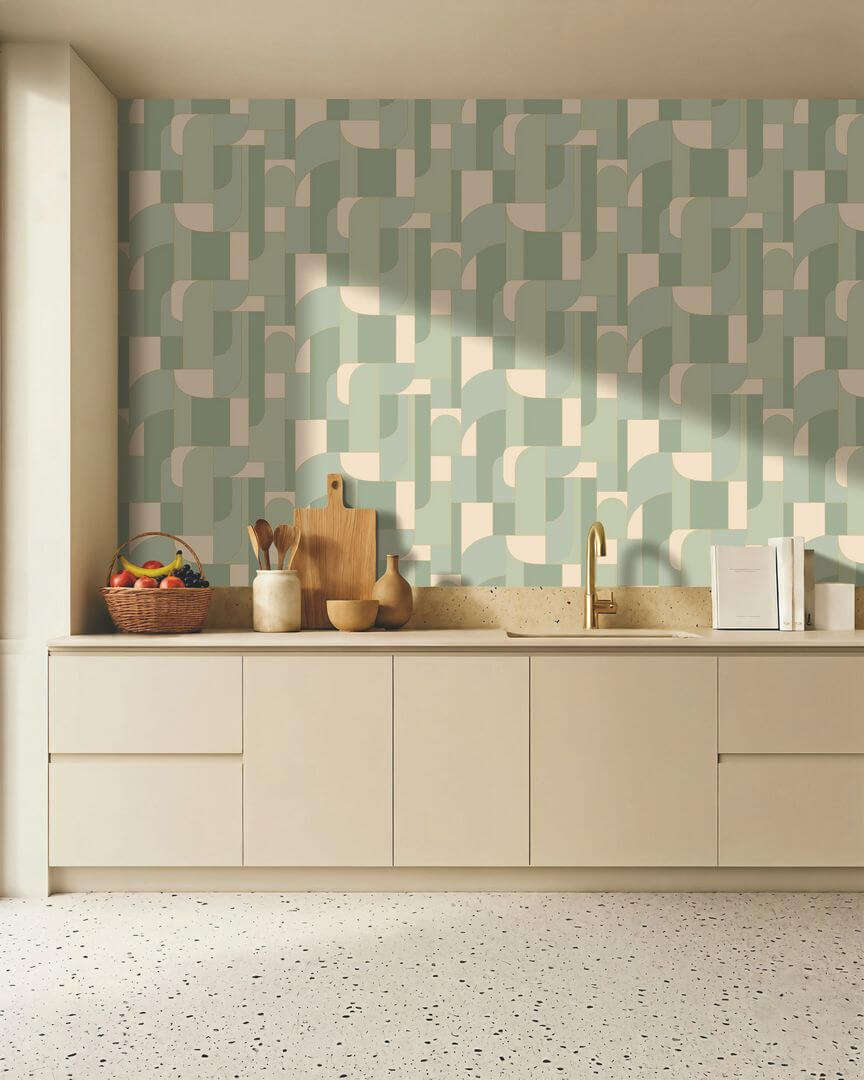 Tapeta geometryczna inspirowana art-deco Caselio MSI 107390475 Achille Maison Simeon