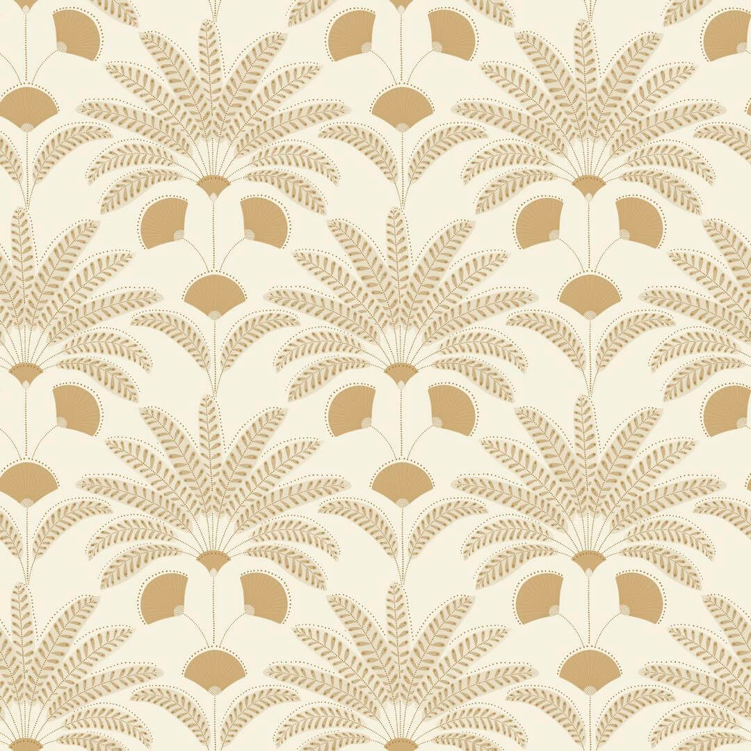 Tapeta palmy w stylu art-deco Caselio MSI 107400103 Gisele Maison Simeon