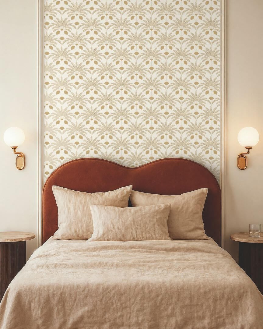 Tapeta palmy w stylu art-deco Caselio MSI 107400103 Gisele Maison Simeon