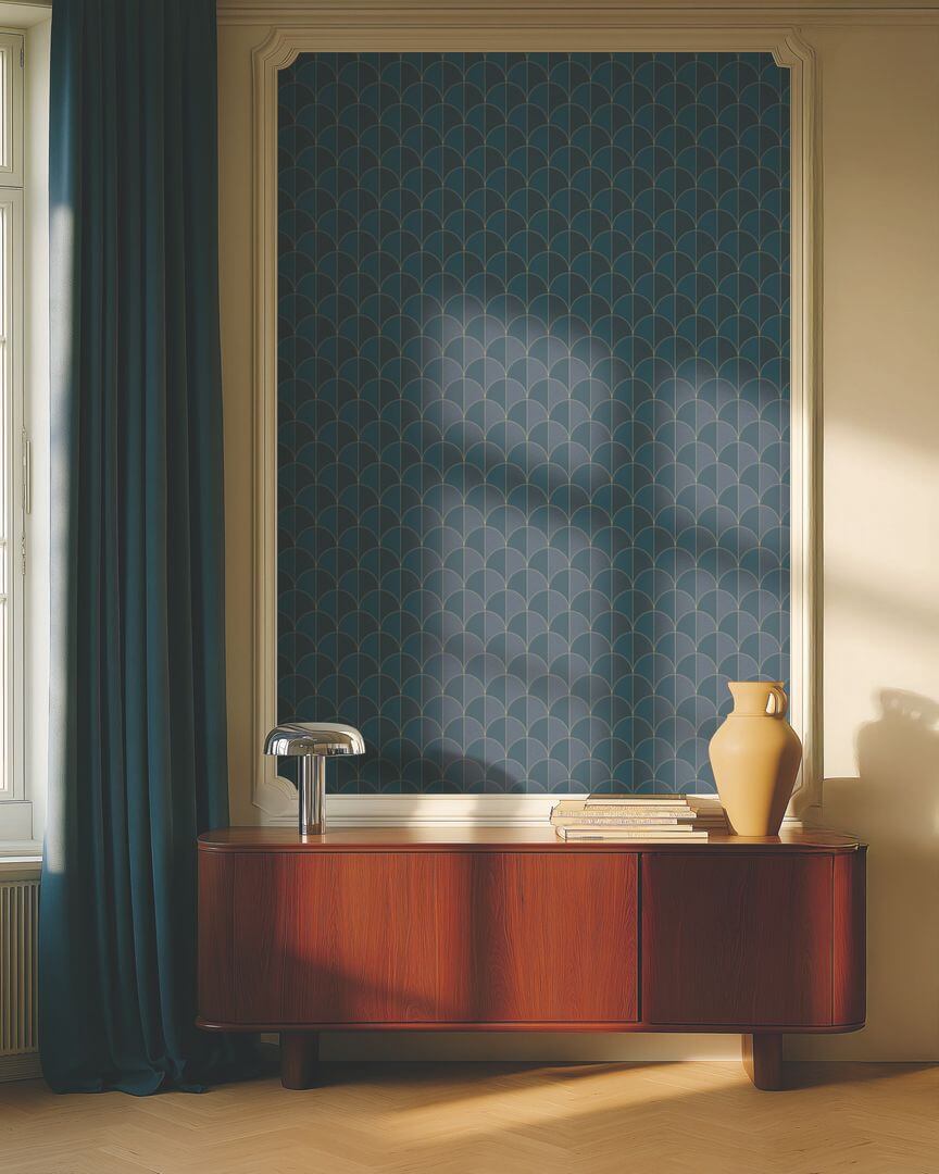 Tapeta palmety art-deco Caselio MSI 107416131 Mariette Maison Simeon