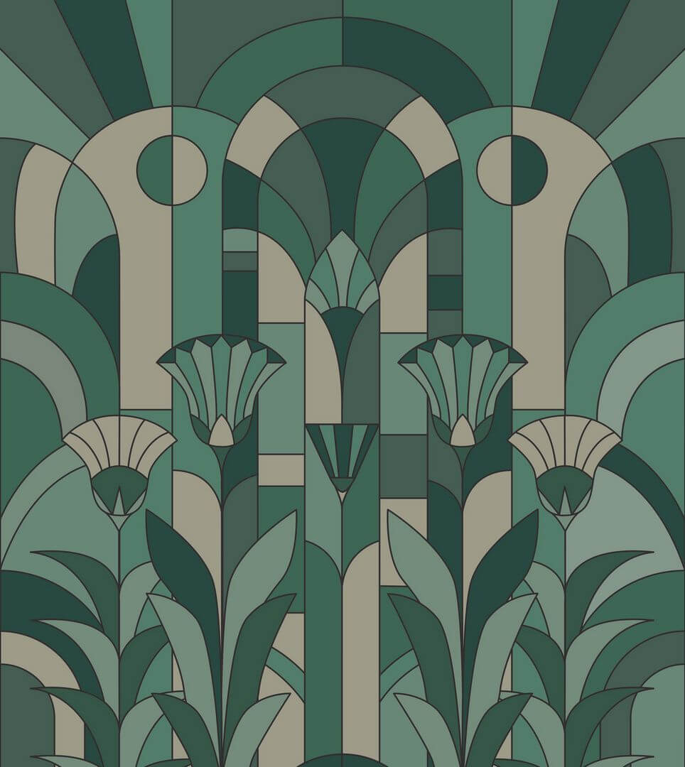 Mural art-deco Caselio MSI 107457501 M Eugenie Maison Simeon