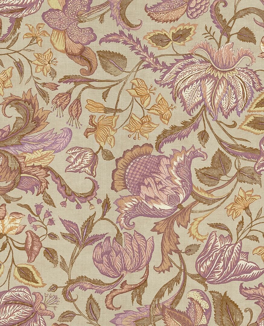 Tapeta kwiaty w jakobińskim stylu Eijffinger 350644 Amber