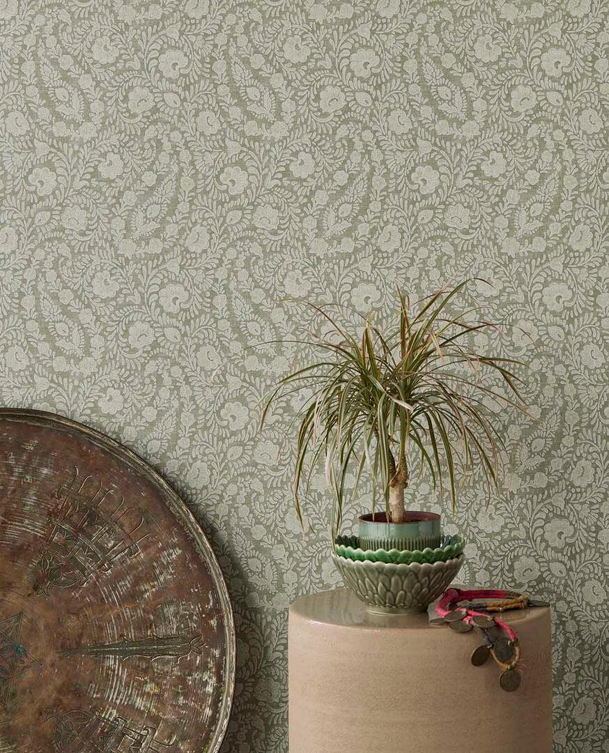 Tapeta z motywem paisley Eijffinger 350655 Amber