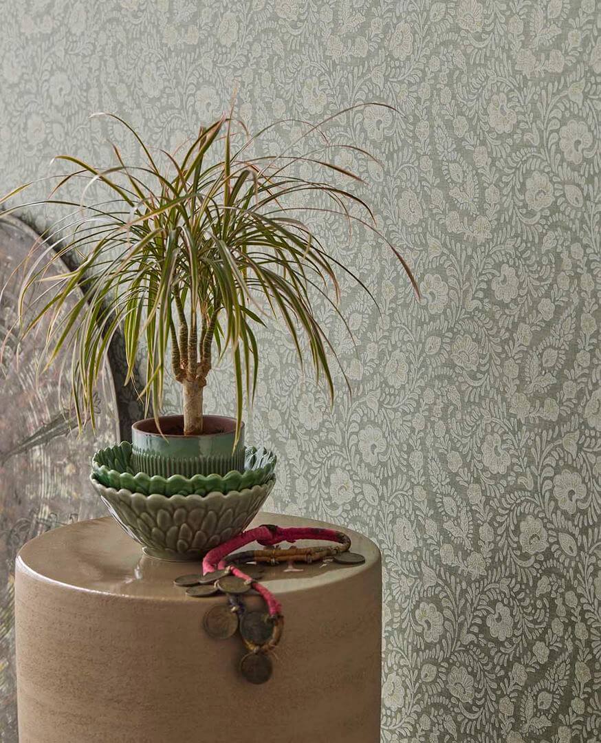 Tapeta z motywem paisley Eijffinger 350655 Amber