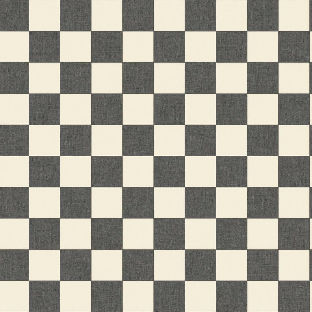 Tapeta geometryczna – szachownica Caselio 106749000 Checks Moonlight III