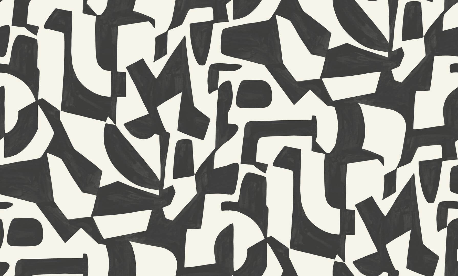 Tapeta abstrakcyjna geometryczna Caselio 107120908 Broken Pattern Moonlight III