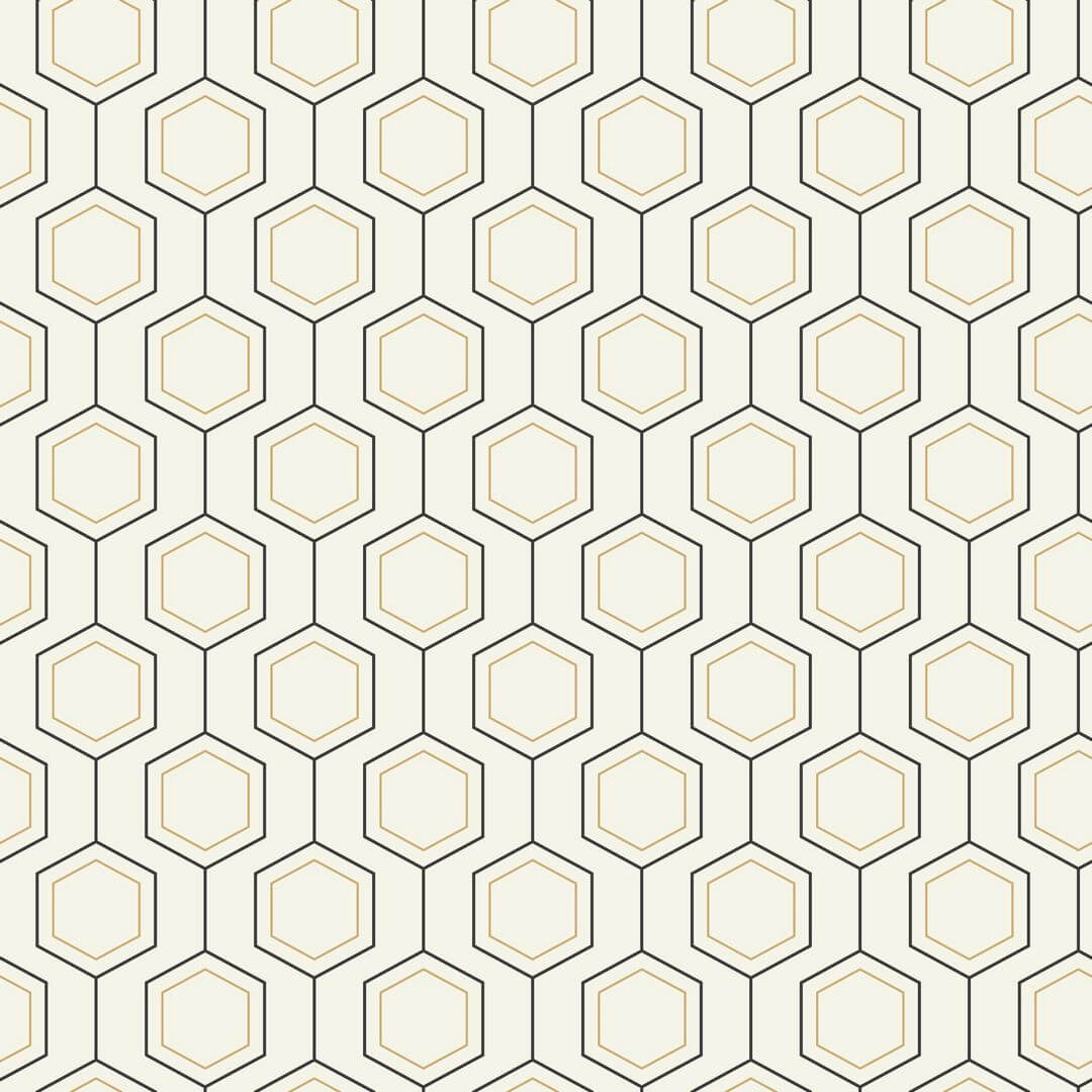 Tapeta heksagony Caselio 107130937 Hexaline Moonlight III