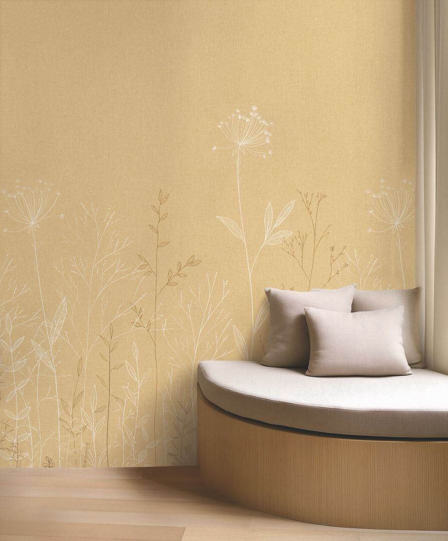 Mural łąka Caselio 107221004 L Field line Moonlight III