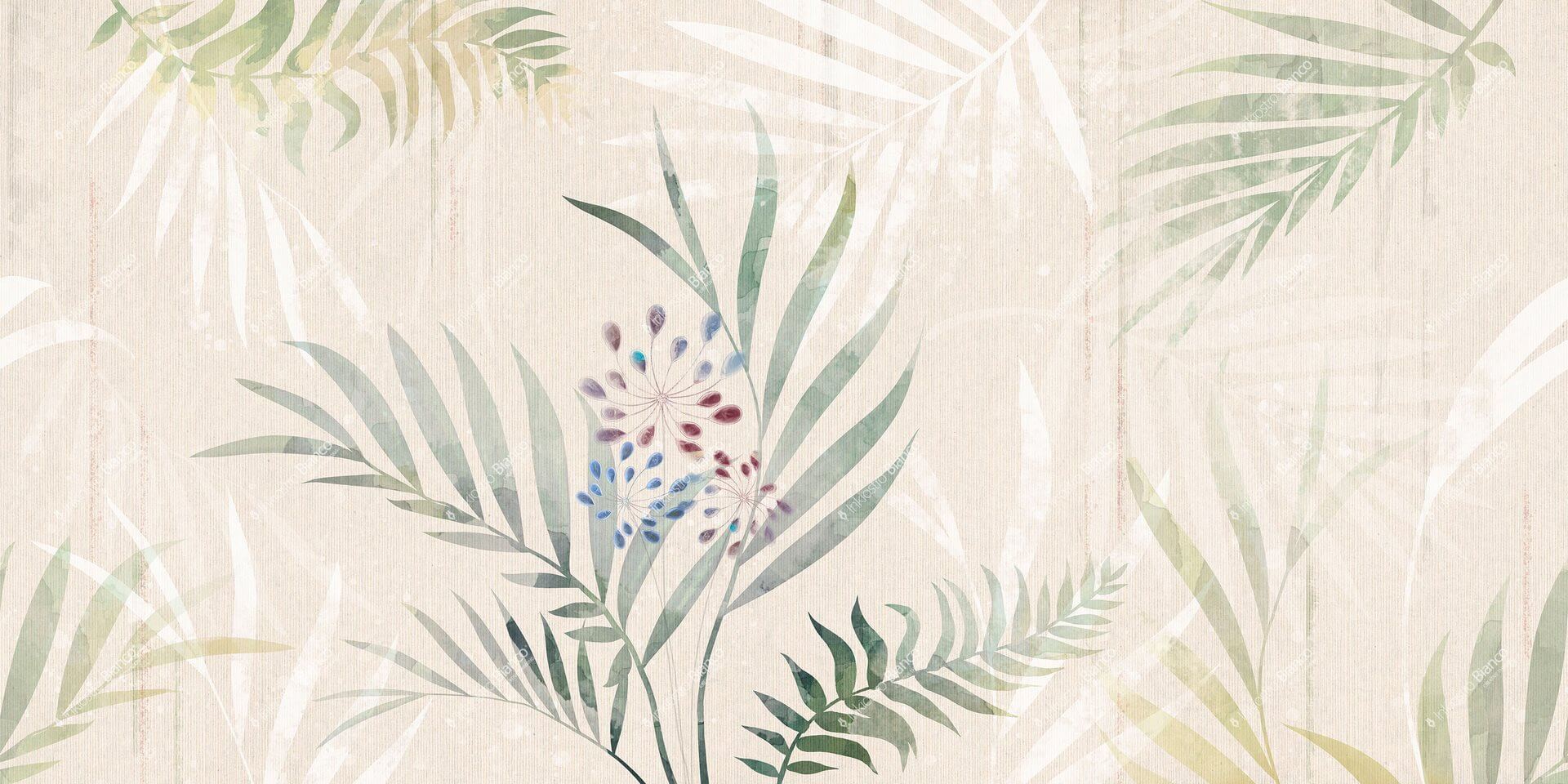 Fototapeta liście Inkiostro Bianco INKDRRU2302 Colorello IInediti Serie 05