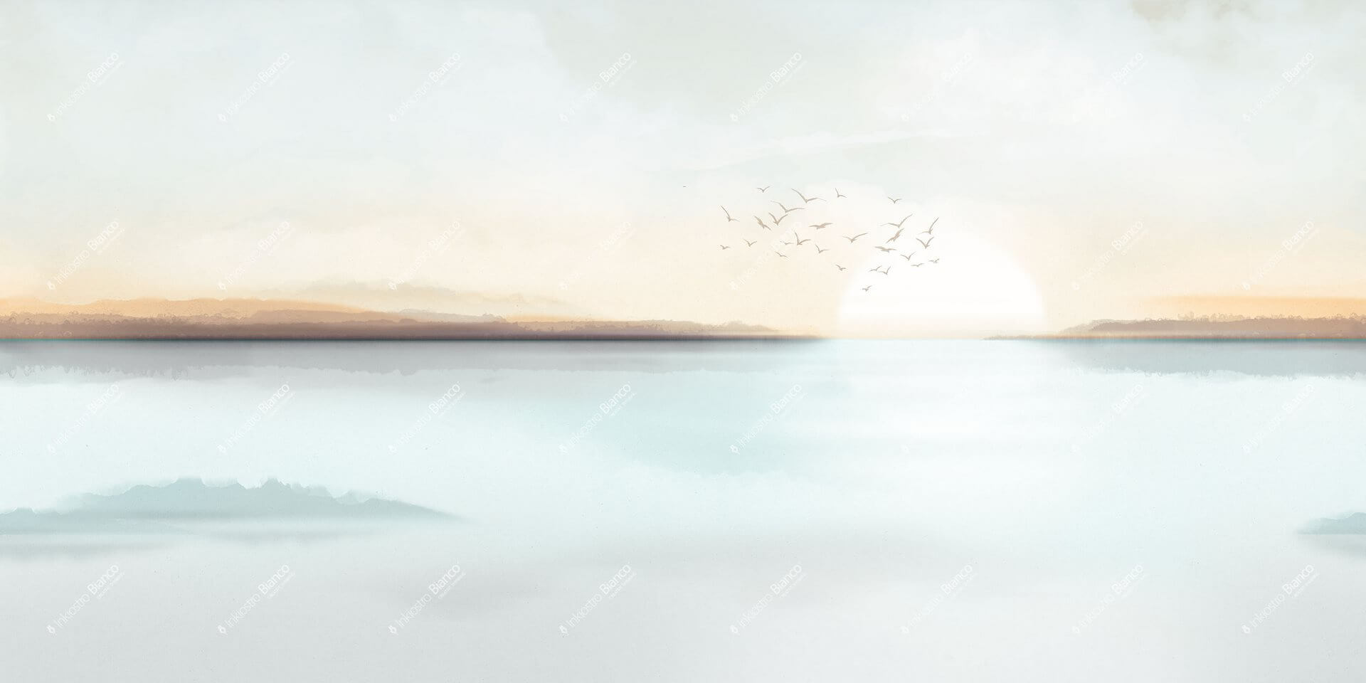 Fototapeta krajobraz morski Inkiostro Bianco INKRASI2306 Salina IInediti Serie 05