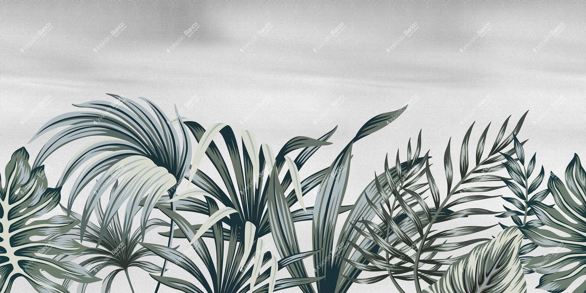 Fototapeta egzotyczne liście Inkiostro Bianco INKVRLR2301 Xilo IInediti Serie 05