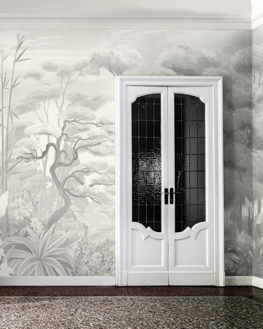 Fototapeta krajobraz tropikalnej roślinności London Art BNV13-C Les Tropiques en Fleurs