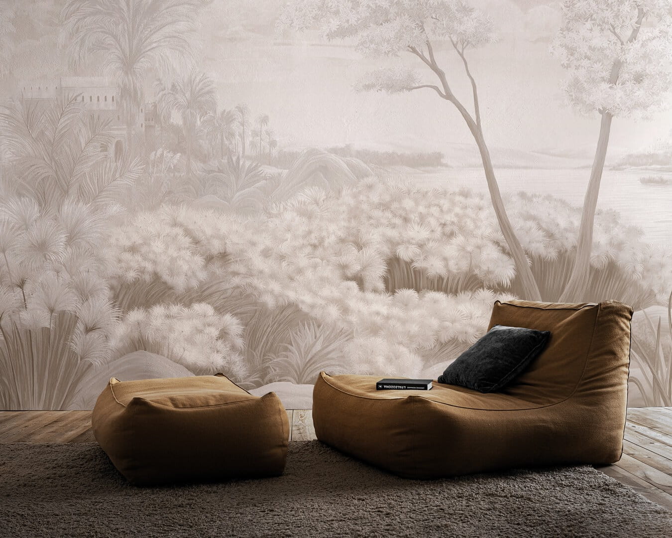 Fototapeta egzotyczny krajobraz London Art BNV16-D Le Delta Verdoyant